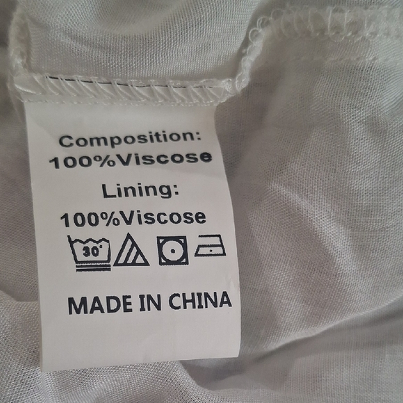 Bohemia Floral Puff Sleeve Flounce Sleeve. Women's Dress Size L - Picture 12 of 12